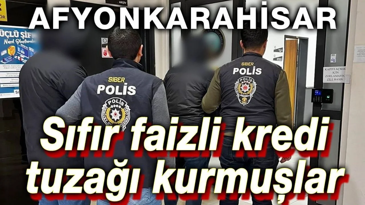 Afyonkarahisar Merkezli 'Sıfır Faizli Kredi' Operasyonu: 1.5 Milyon Liralık Vurgun Yapan İki Şüpheli Tutuklandı