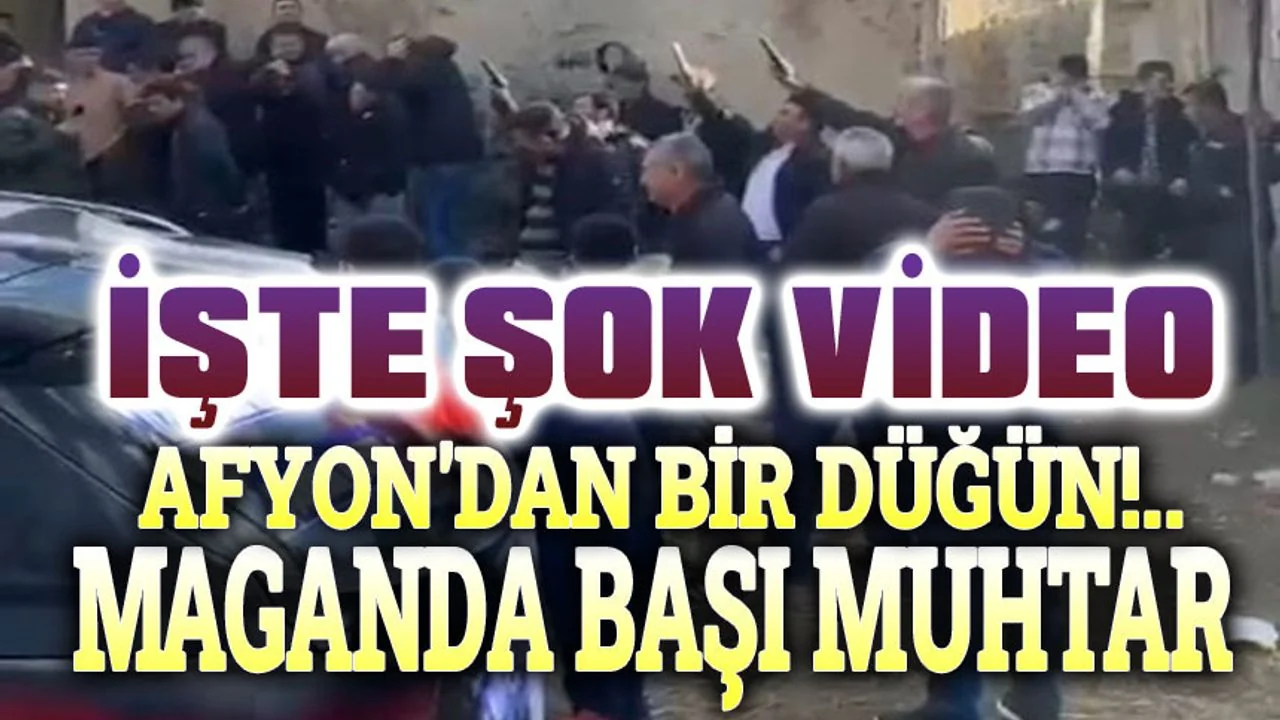 Muhtardan 'Maganda' Şovu: Seçilmiş İsim Düğün Alanını Poligona Çevirdi!