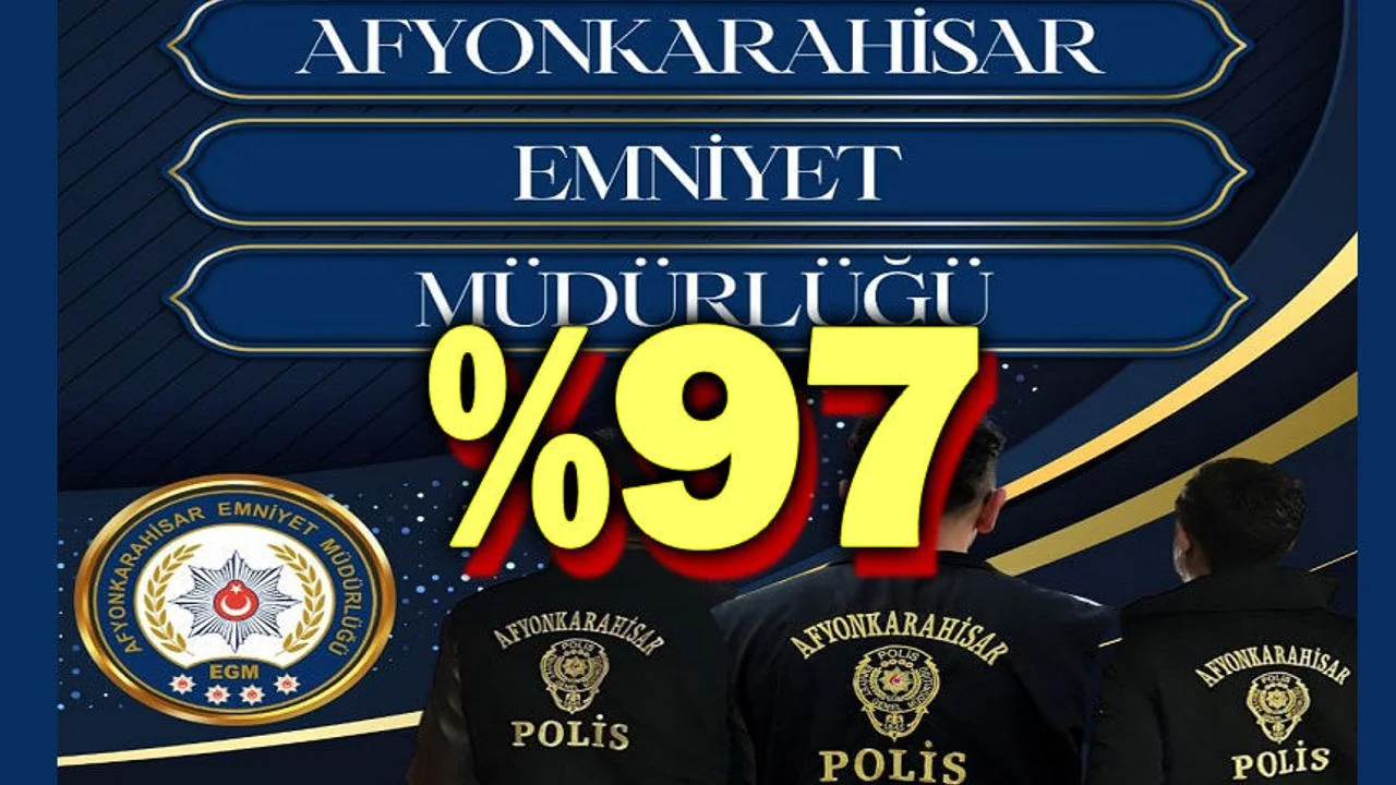 Afyonkarahisar'da Şubat Ayı Hırsızlık Bilançosu: Olayların Yüzde 97'si Aydınlatıldı