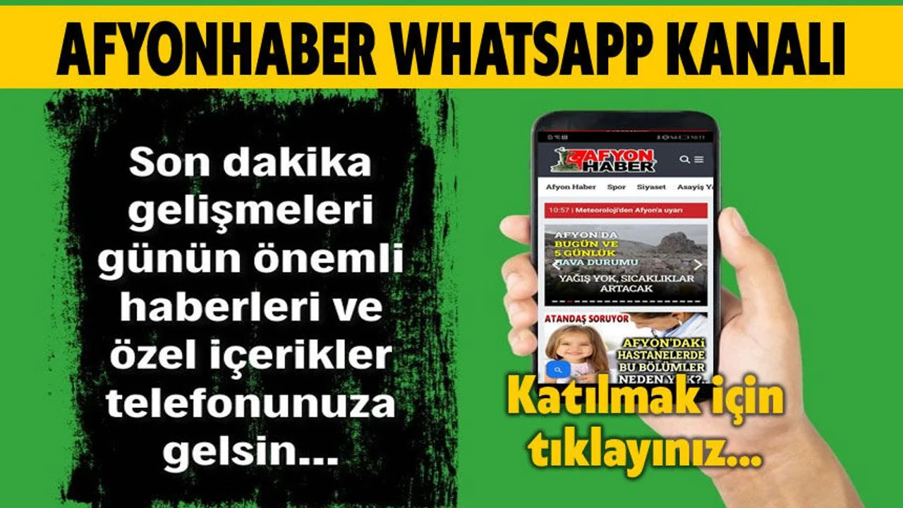 Afyon Haber Gelişmelerini WhatsApp Kanalı Üzerinden Takip Edin