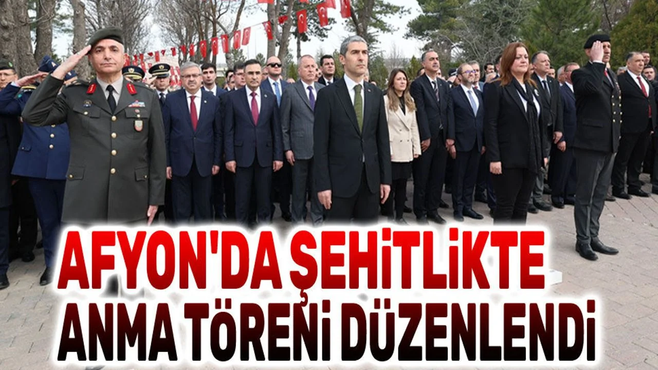 Afyonkarahisar'da 18 Mart Çanakkale Zaferi'nin 111. Yılında Şehitlere Vefa