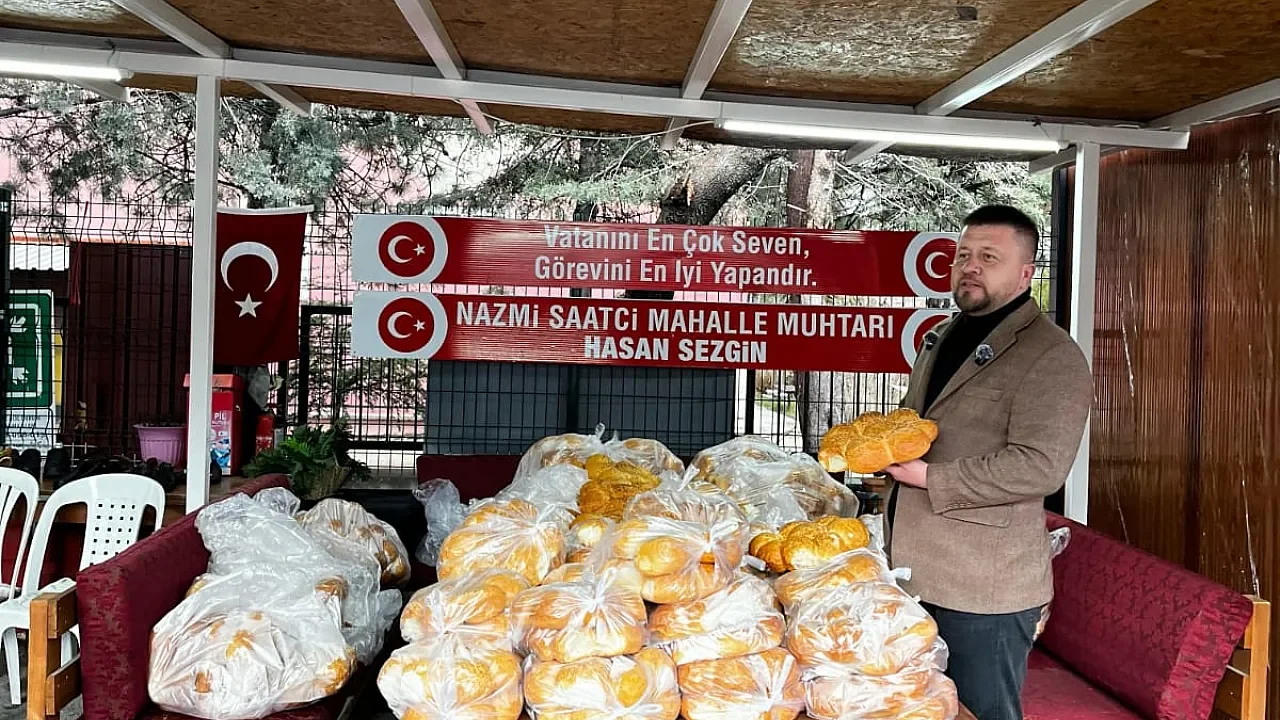 Nazmi Saatçi Mahallesi’nde Berat Kandili’ne Özel Dayanışma Örneği