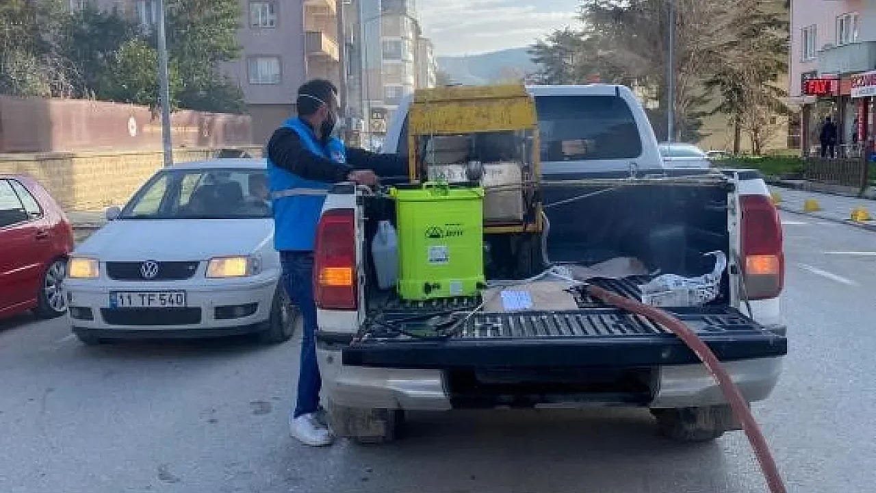 Söğüt'te Kış Dönemi Haşere Temizliği Başladı