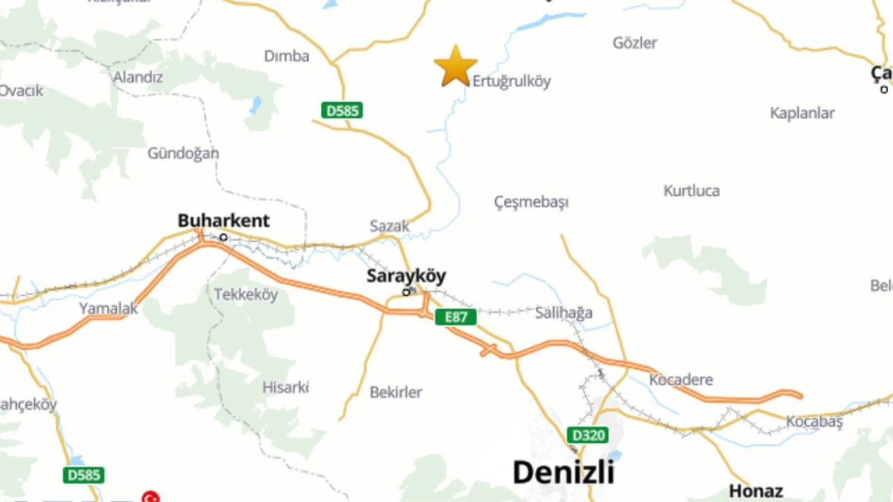 Denizli Buldan Merkezli 5,1 Büyüklüğünde Deprem Bölgede Korku Yarattı