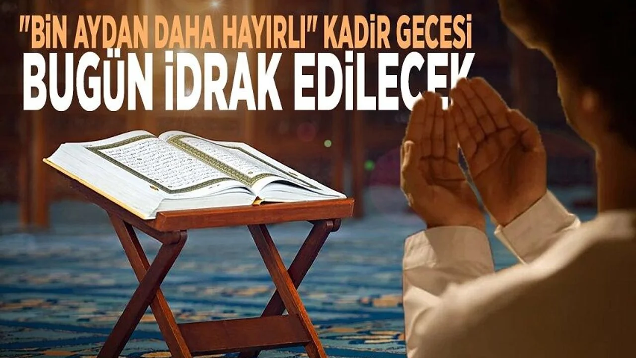 Afyonkarahisar'da Bin Aydan Daha Hayırlı Kadir Gecesi Coşkusu