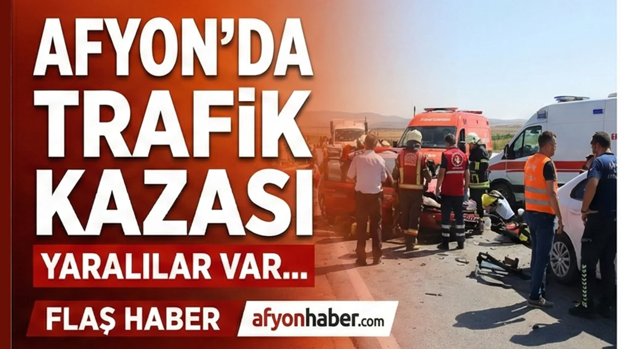 Sandıklı'da Trafik Kazası: Şarampole Devrilen Otomobilde İki Kişi Yaralandı