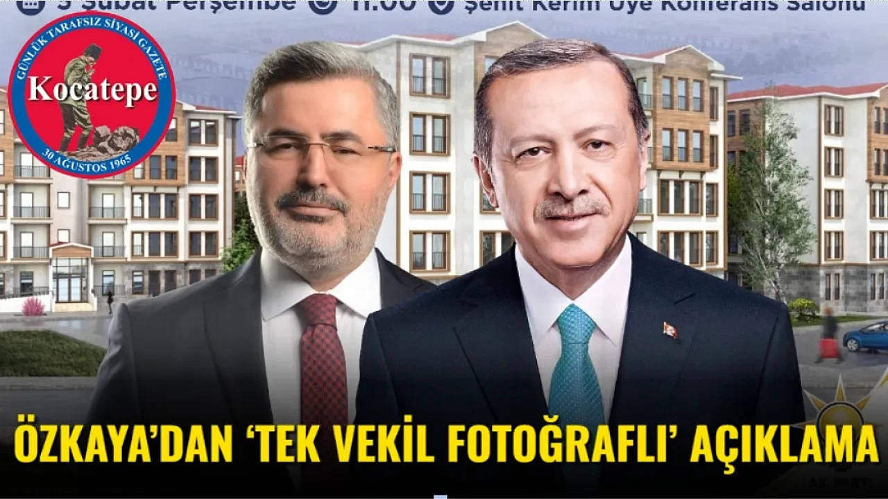 AK Parti’de Görsel Ezberi Bozuldu: Özkaya’dan ‘Tek Fotoğraflı’ TOKİ Duyurusu