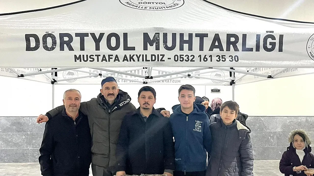 Dörtyol’da Kandil Bereketi: Hacı Mehmet Sayın Camii’nde Anlamlı Buluşma