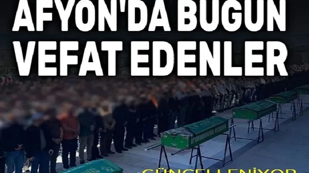 Afyonkarahisar'da Acı Kayıp: Muhtereme Yazal 90 Yaşında Hayatını Kaybetti