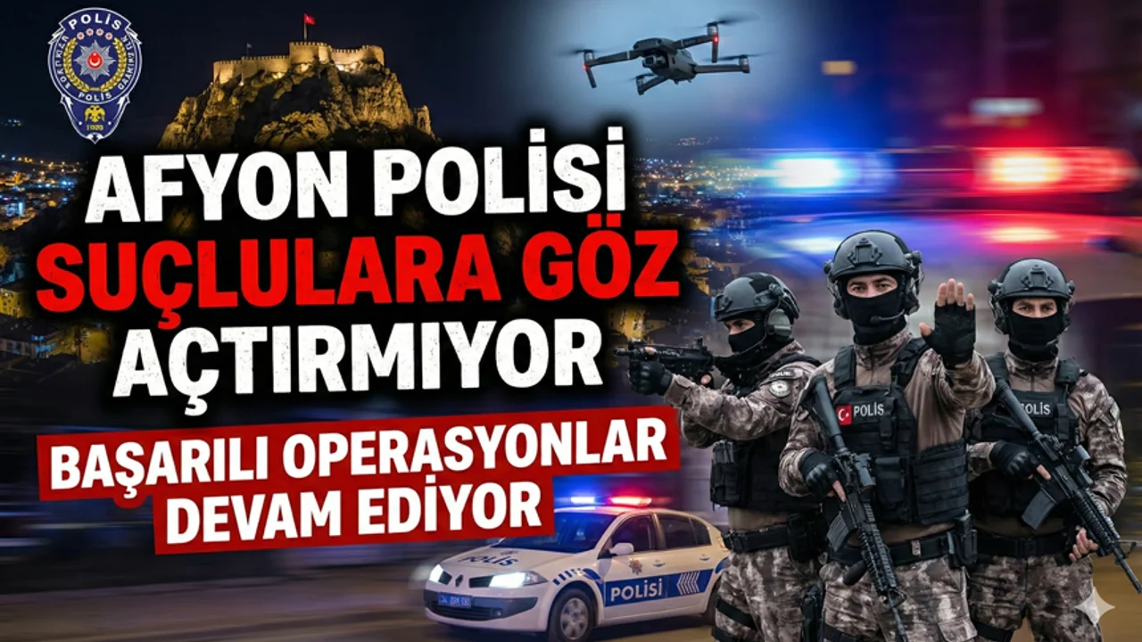 Afyonkarahisar'da Bir Haftalık Asayiş Bilançosu: 17 Aranan Şahıs Adalete Teslim Edildi