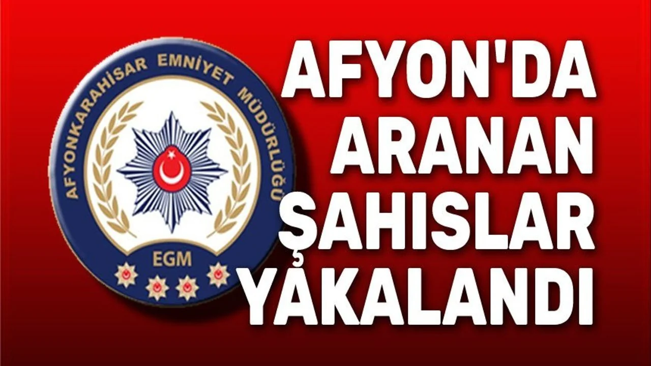 Afyonkarahisar'da Firari Operasyonu: Kesinleşmiş Hapis Cezası Bulunan İki Şahıs Yakalandı